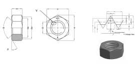 ASME B18.2.2 Heavy Hex Nuts – Bigboltnut, Sonipat