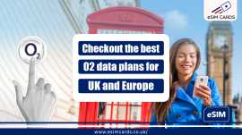 Buy O2 eSIM UK online and upgrade your Connection, London