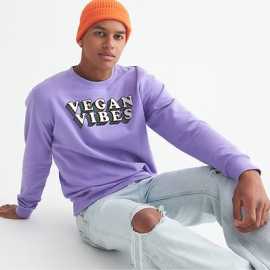 Stylish Vegan Sweatshirt for Eco-Friendly Comfort, ps 0