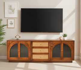 Wooden TV Unit Designs for Stylish Living Room, ₹ 8,999