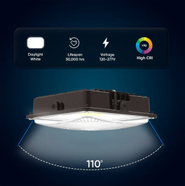 Durable LED Canopy Lights for Ceilings, $ 59