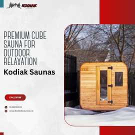 Premium Cube Sauna for Outdoor Relaxation | Kodiak, Ottawa
