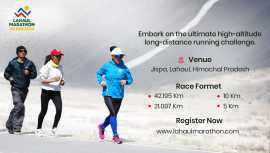High Altitude Marathon in the Himalayas
