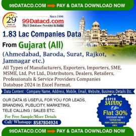 Offer Unique Gujarat Companies List - 99DataCD, Ahmedabad