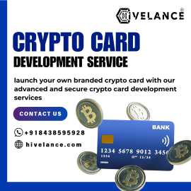 Best crypto card development Company - Hivelance, Dubai