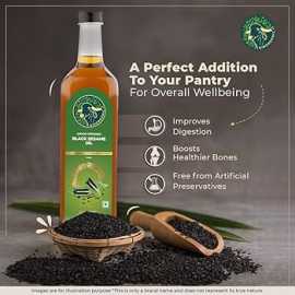 Pure Organic Black Sesame Oil – Cold Pressed | For, Surat