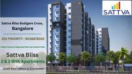 Sattva Bliss Budigere Cross, Bangalore - 2/3 BHK A, Bengaluru