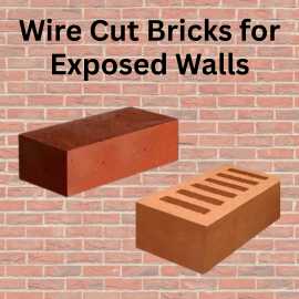 Wirecut Bricks for Exposed Walls, Bengaluru