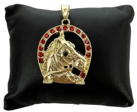 Gold Plated Horse Pendant, Los Angeles