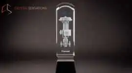 Personalized Custom Glass Engraving for Unique Gif, Buffalo