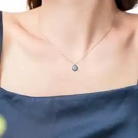 Symbolic Everyday Wear Evil Eye Necklace by Zehrai, $ 65
