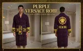 Purple Versace Robe: Treat Yourself
