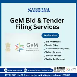 GeM Bid & Tender Filing Services in India, Lucknow