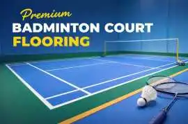 Premium badminton court flooring, Bengaluru