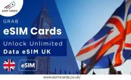 Best eSIM for UK Travel | Easy Setup by eSIM Cards, London
