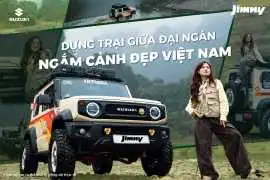 Suzuki Jimny 4 chỗ mạnh mẽ offroad thiết kế cá tín, Gia Nghia