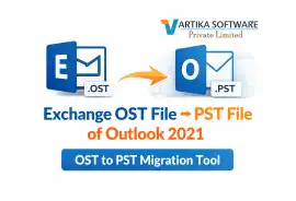 Migrate Offline Exchange OST File to PST File of O, Delhi