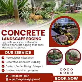 Concrete Edging Installers Near Melbourne, FL, Melbourne