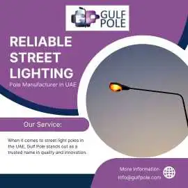 Reliable Street Lighting Pole Manufacturer in UAE, $ 40