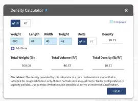 Simplify Shipping with a Freight Class Calculator, New City