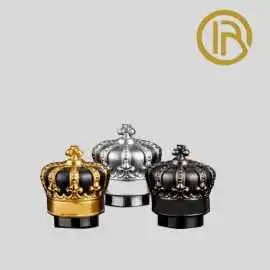 Precision-machined Zinc Alloy Perfume Bottle Caps, Dongguan