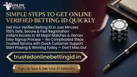 Simple Steps To Get Online Verified Betting ID Qui, ₹ 300