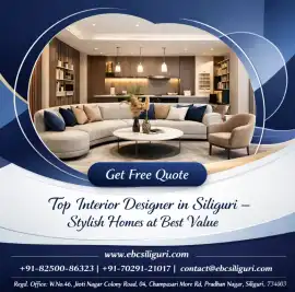 Top Interior Designer in Siliguri – Stylish Homes, Siliguri