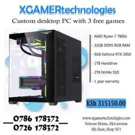 Tailor made Ryzen 7 PC with GeForce RTX 3050, $ 3,151