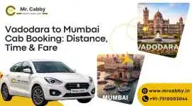 Book Vadodara to Mumbai Cab fare @ Rs. 12/Km, Vadodara