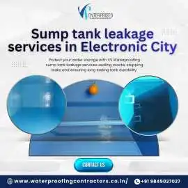 Sump tank leakage services in Electronic City, Bengaluru