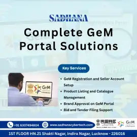 Reliable GeM Portal Services for Easy Registration, Lucknow