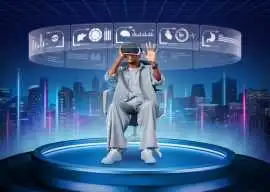 Which company offers professional XR training?, Al Ain