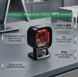Datalogic Magellan 1500i 2D USB Retail Scanner Bla, $ 255