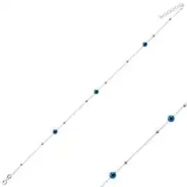Delicate Silver Anklets Online Designs – Zehrai, $ 65