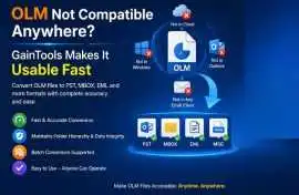 OLM Not Compatible Anywhere? GainTools Makes It, $ 49