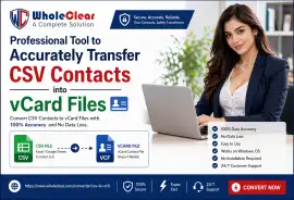 Professional Tool to Transfer CSV Contacts to VCF, $ 29