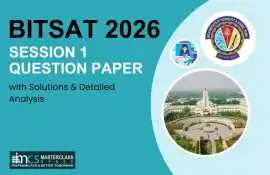 BITSAT 2026 Session 1 Question Paper, Gurgaon