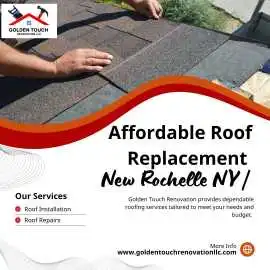 Affordable Roof Replacement New Rochelle NY | Gold, The Bronx