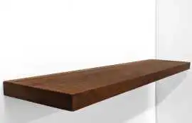 Long Floating Wall Shelf Luminary Mahogany Majesty, ps 0