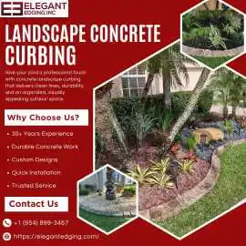 Landscape Concrete Curbing Near Melbourne, FL, Melbourne