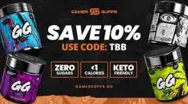 Save 10% on GamerSupps GG Energy – Use Code TBB, ps 40