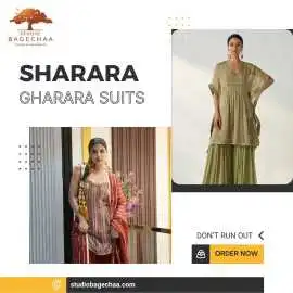 Festive Glam with Designer Sharara Gharara Trends , New Delhi