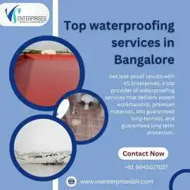 Top waterproofing services in Bangalore, Bengaluru