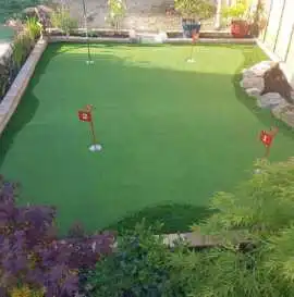 15mm golf putting grass for garden-2M-4m, £ 19