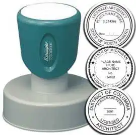 Xstamper Architect Pre-Inked Rubber Stamp of Seal, Richmond