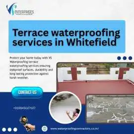 Terrace waterproofing services in Whitefield, Bengaluru