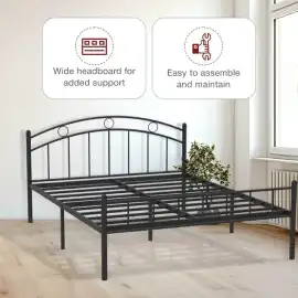 Metal Bed for Lasting Strength and Modern Style, ₹ 7,999