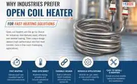 Why Industries Prefer Open Coil Heater, Brampton