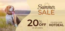 Canadavetcare: Enjoy Summer 20% Off on Pet Supply, New York