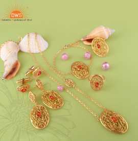 Affordable Carnelian Chalcedony Jewelry Set, $ 150